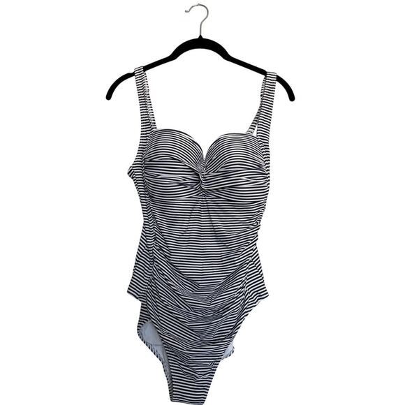 Sorrento Stripe Isla C / D Cup Underwire One Piece Swimsuit Size 10 pool swim - Picture 4 of 10